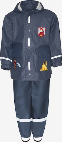 PLAYSHOES Athletic Suit 'Feuerwehr' in Blue: front