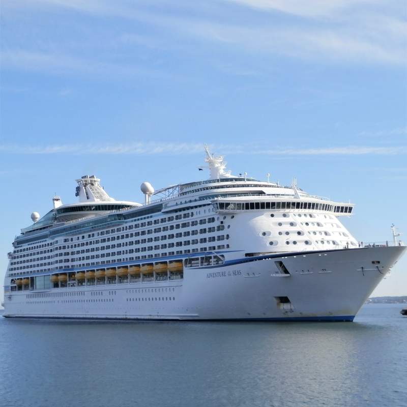 Adventure of the Seas Built and Renovated Infographic