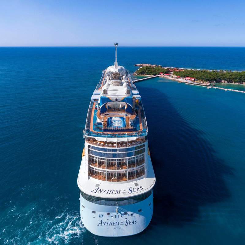 Anthem of the Seas Built and Renovated Infographic