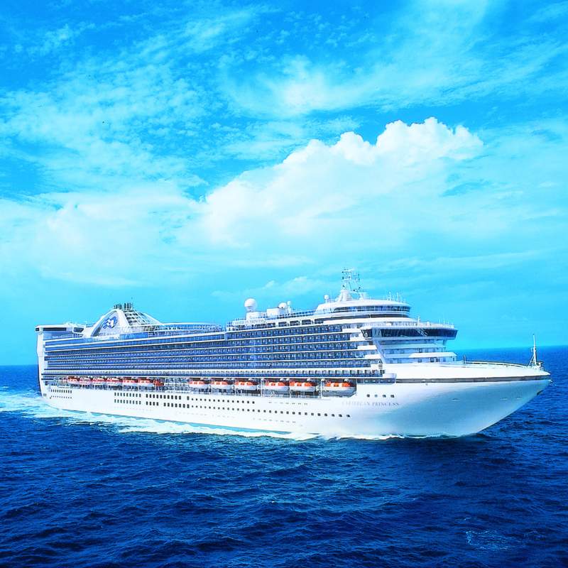 Caribbean Princess Built and Renovated Infographic