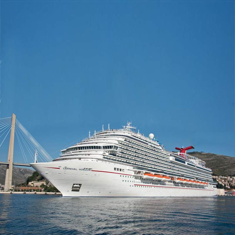 Carnival Horizon Built and Renovated Infographic