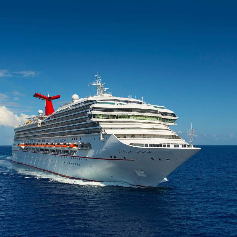 Carnival Sunrise Built and Renovated Infographic