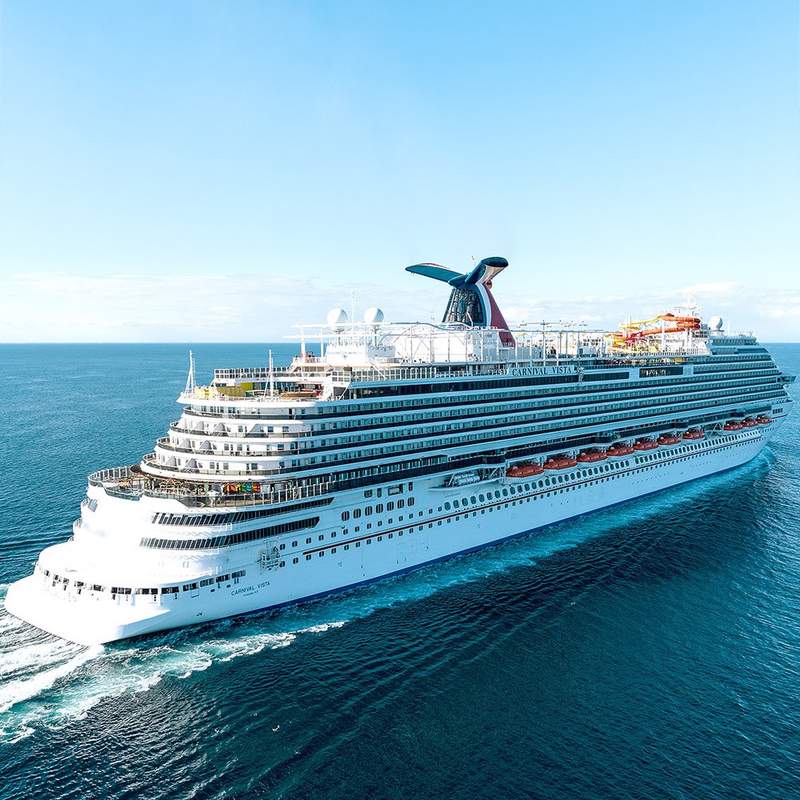 Carnival Vista Built and Renovated Infographic