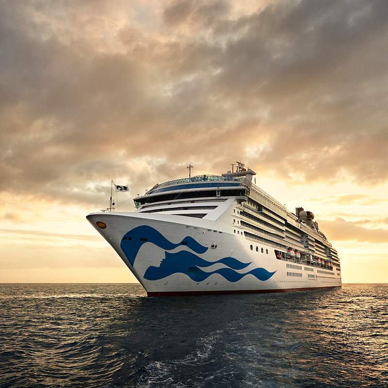 Coral Princess Built and Renovated Infographic