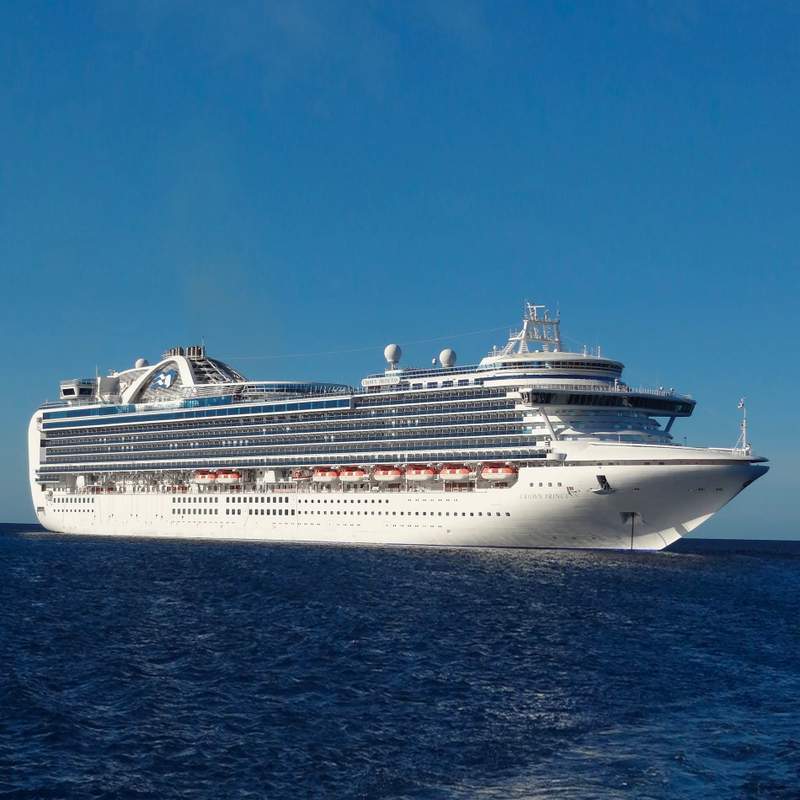 Crown Princess Built and Renovated Infographic