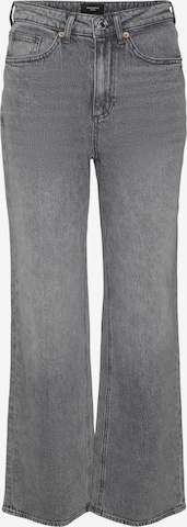 VERO MODA Wide leg Jeans 'Tessa' in Grey: front