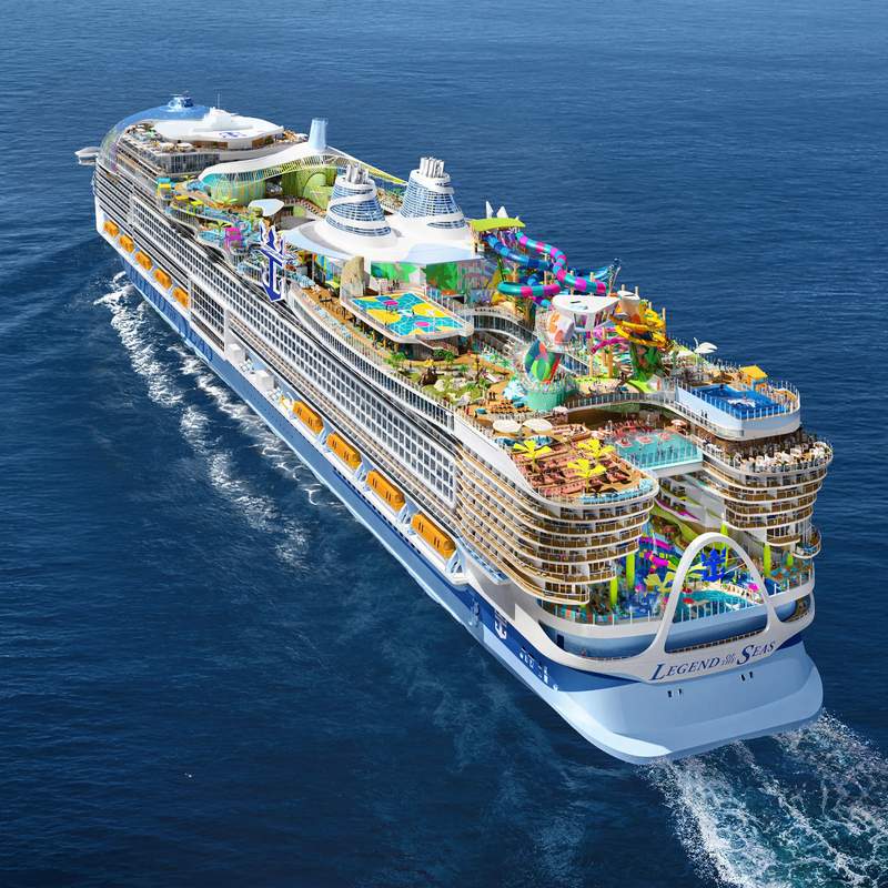 Legend of the Seas Built and Renovated Infographic