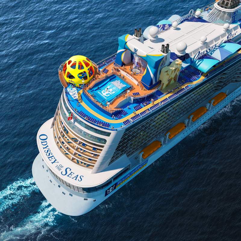 Odyssey of the Seas Built and Renovated Infographic