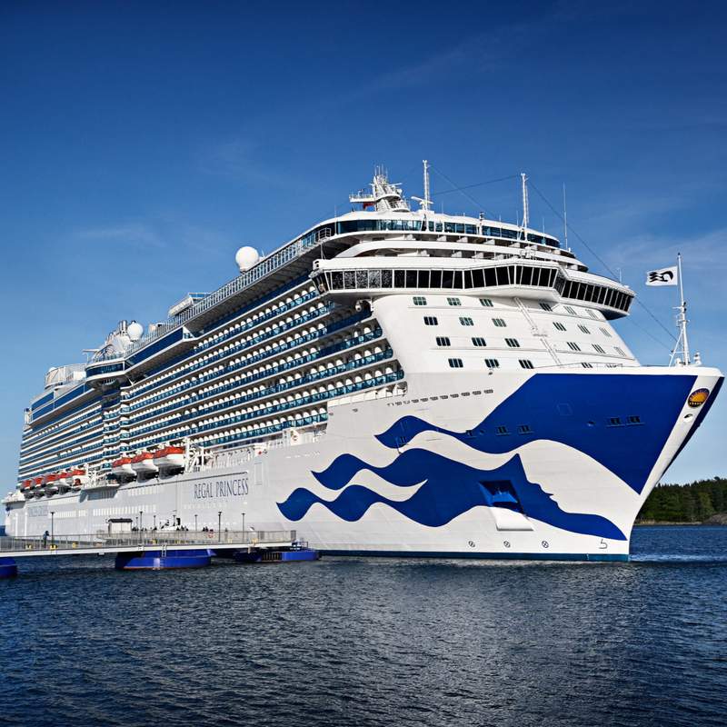 Regal Princess Built and Renovated Infographic