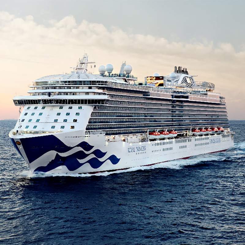 Royal Princess Built and Renovated Infographic