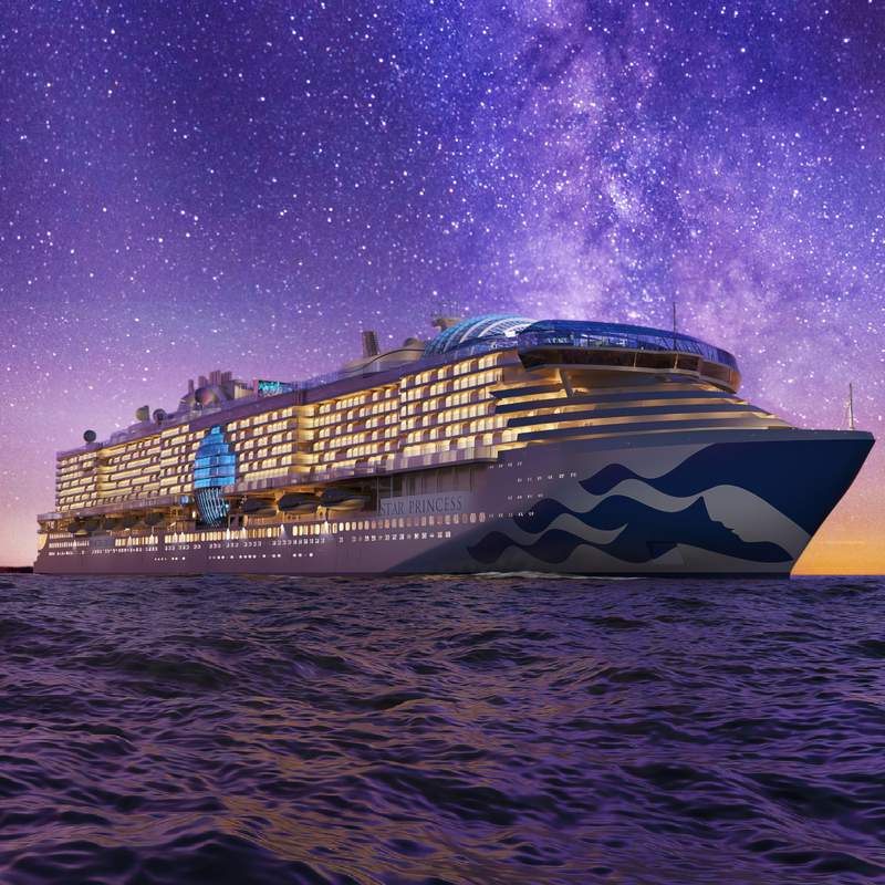 Star Princess Built and Renovated Infographic