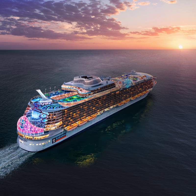 Wonder of the Seas Built and Renovated Infographic